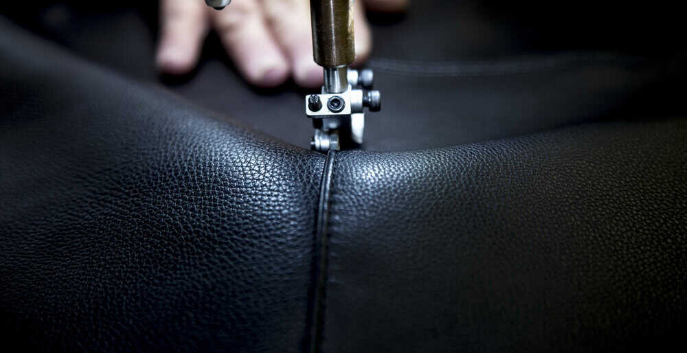 Leather closeup