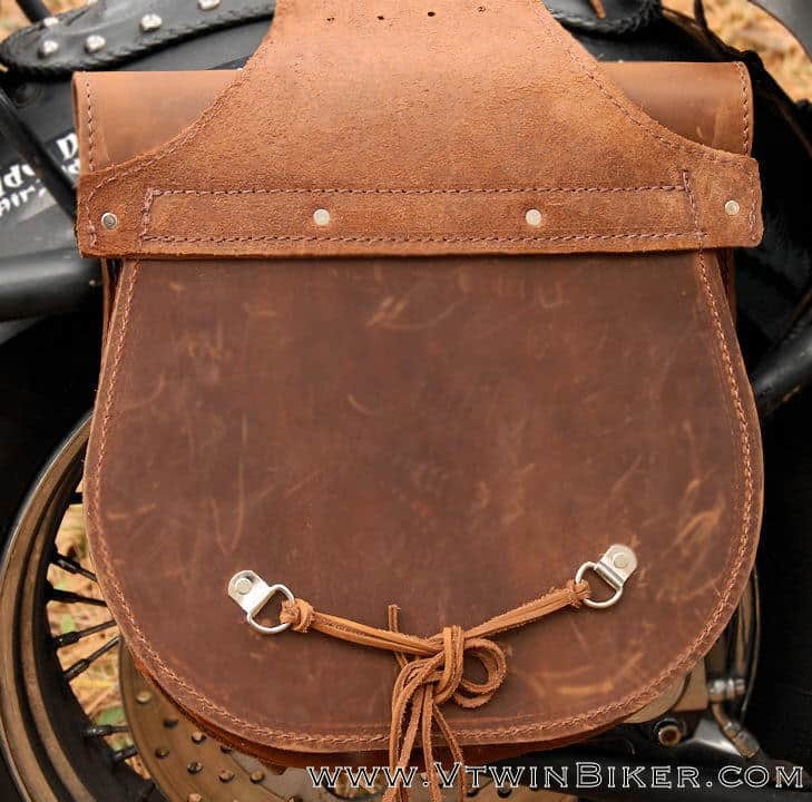 Back view of the saddlebags